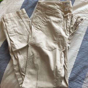 Jcrew linen skinny pants